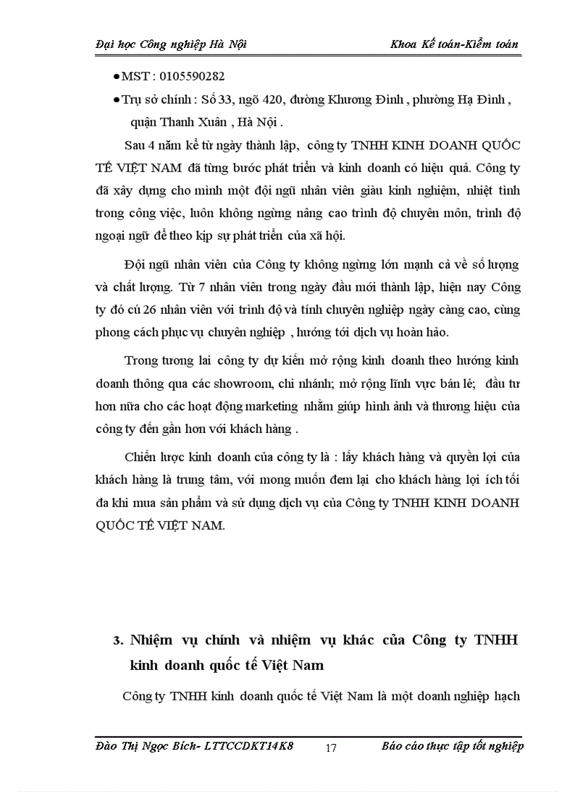 image for page Tổ chức sản xuất kinh doanh của Công ty TNHH kinh doanh quốc tế Việt Nam