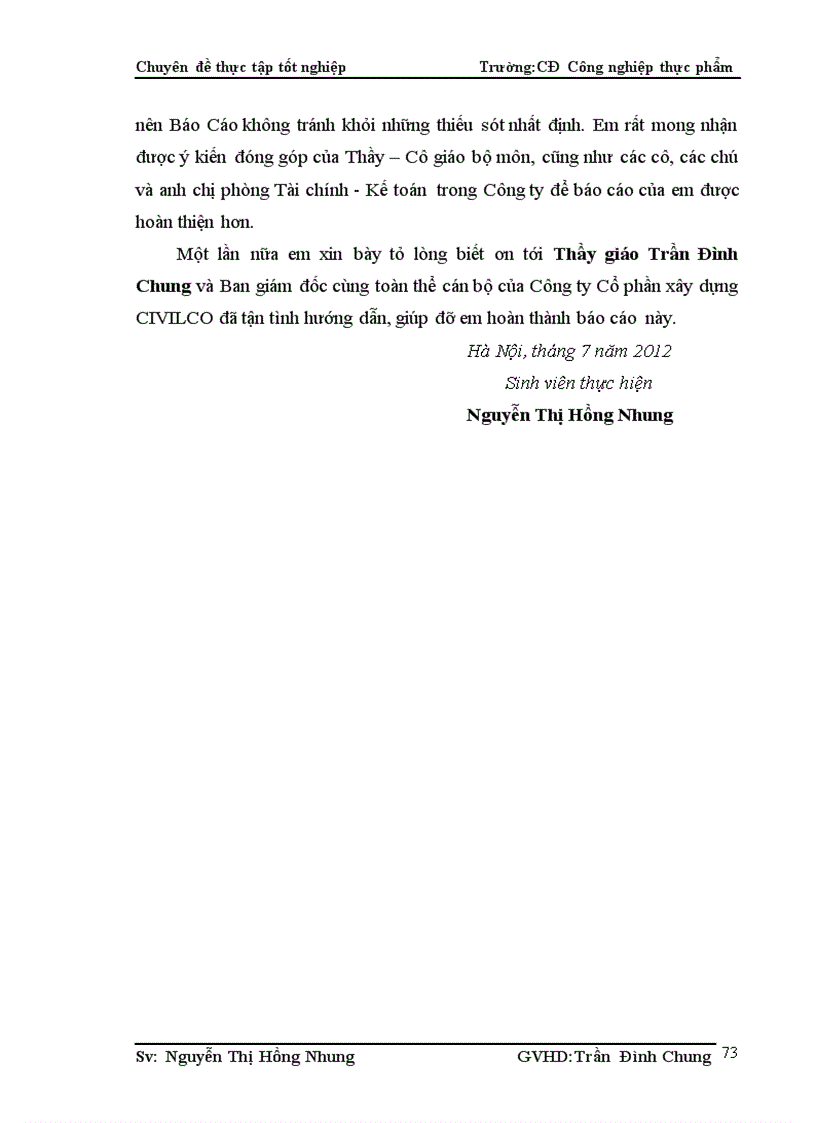 image for page Hoàn thiện công tác kế toán tiền lương và các khoản trích theo lương tại Công ty cổ phần xây dựng CIVILCO