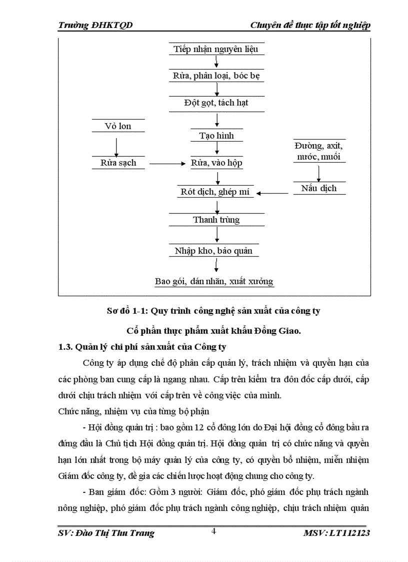 image for page Kế toán chi phí sản xuất và giá thành sản phẩm tại Công ty cổ phần thực phẩm xuất khẩu Đồng Giao