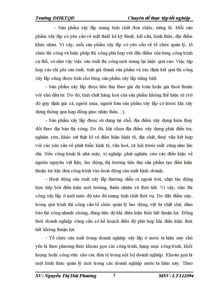 image for page Kế toán tập hợp chi phí sản xuất và tính giá thành sản phẩm tại Công ty TNHH một thành viên 29 Tổng Công ty xây dựng 319