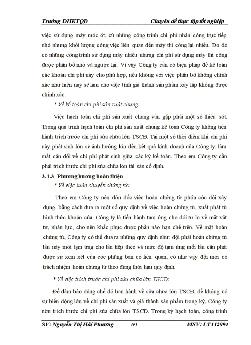 image for page Kế toán tập hợp chi phí sản xuất và tính giá thành sản phẩm tại Công ty TNHH một thành viên 29 Tổng Công ty xây dựng 319