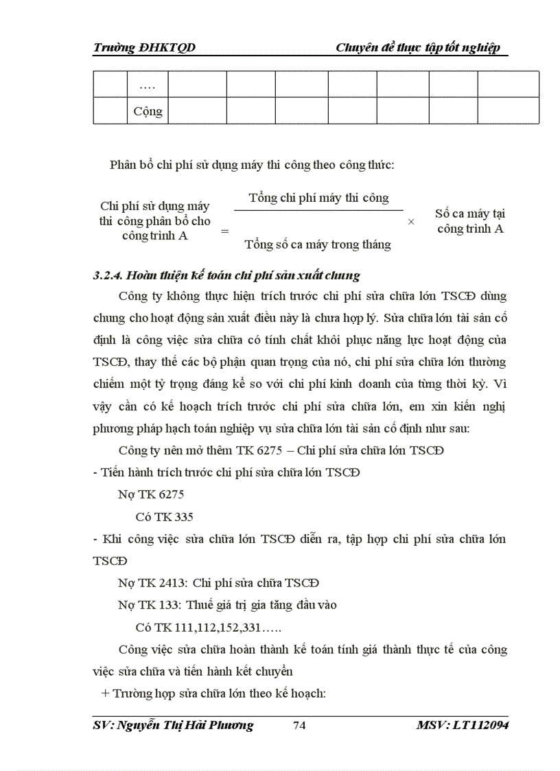 image for page Kế toán tập hợp chi phí sản xuất và tính giá thành sản phẩm tại Công ty TNHH một thành viên 29 Tổng Công ty xây dựng 319