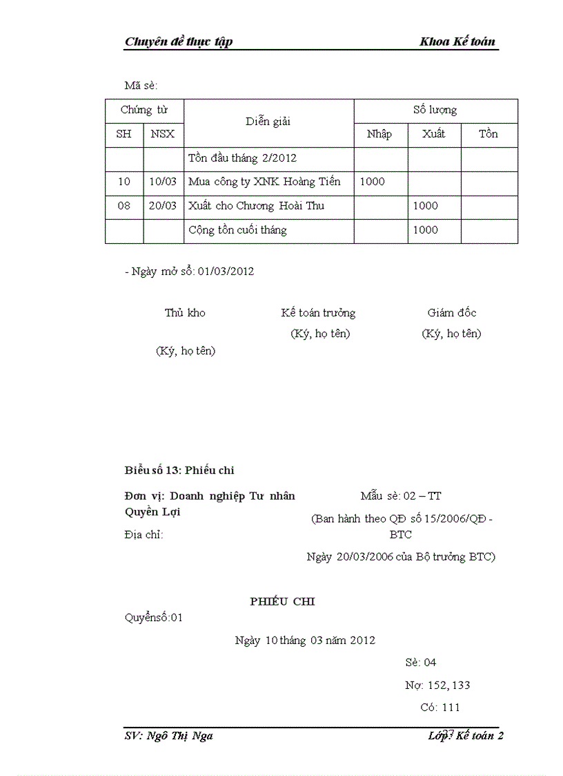 image for page Hoàn thiện kế toán nguyên vật liệu tại Doanh nghiệp Tư nhân Quyền Lợi 3