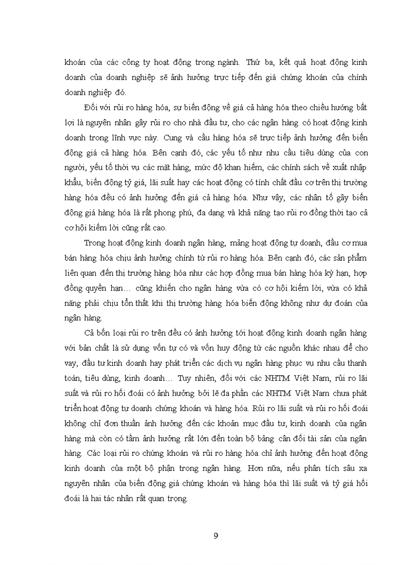 image for page Phương pháp quản trị rủi ro thị trường tại các NHTM Việt Nam