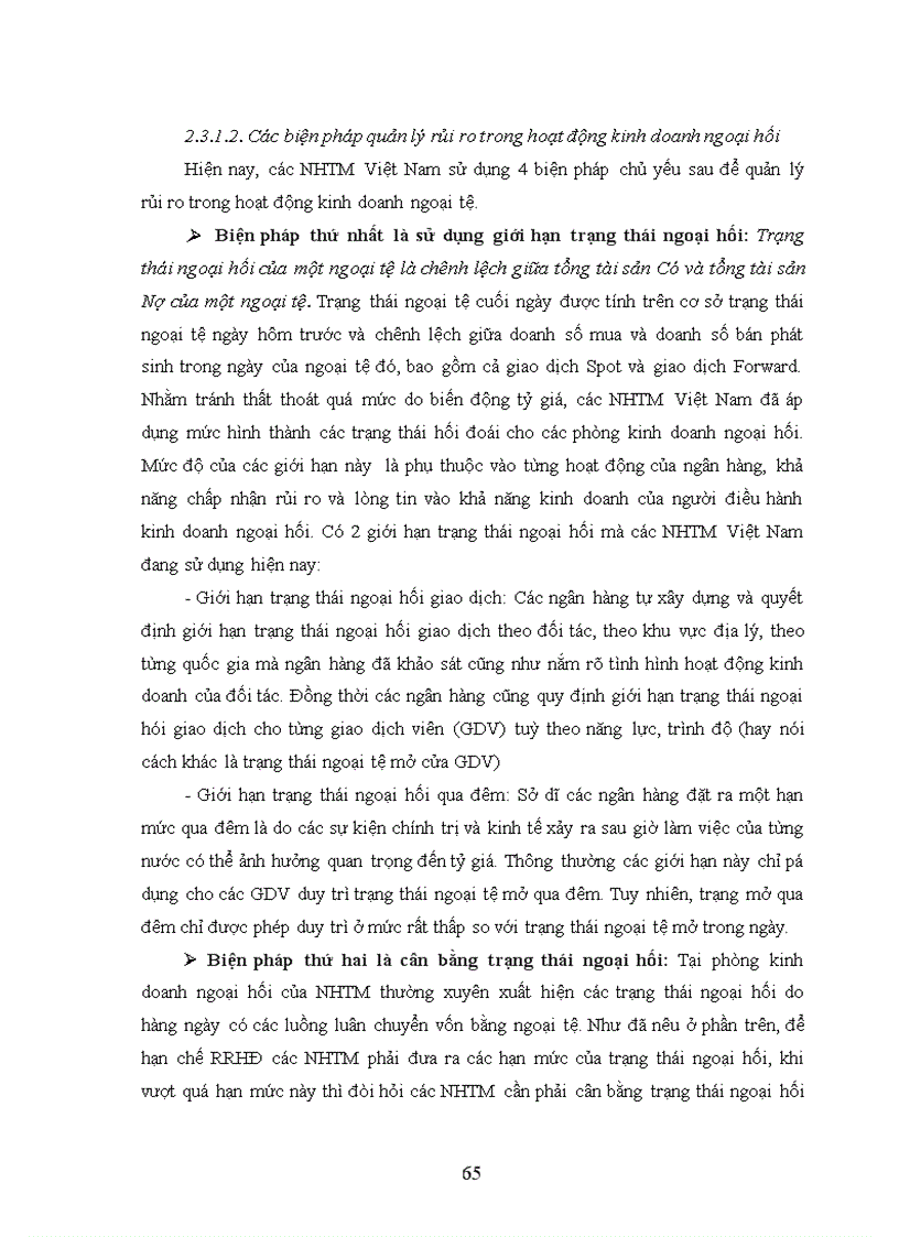 image for page Phương pháp quản trị rủi ro thị trường tại các NHTM Việt Nam