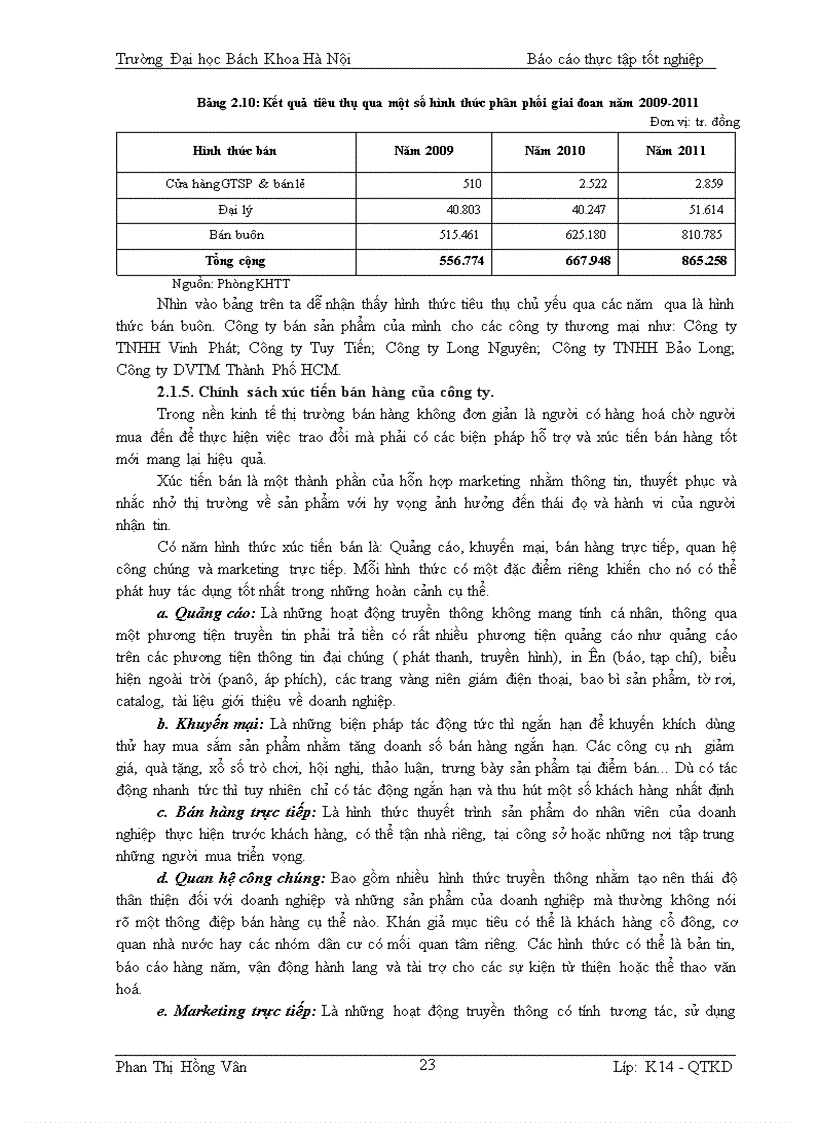 image for page Báo cáo thực tập tốt nghiệp tại Công ty Cổ Phần Dệt may Hà Nội