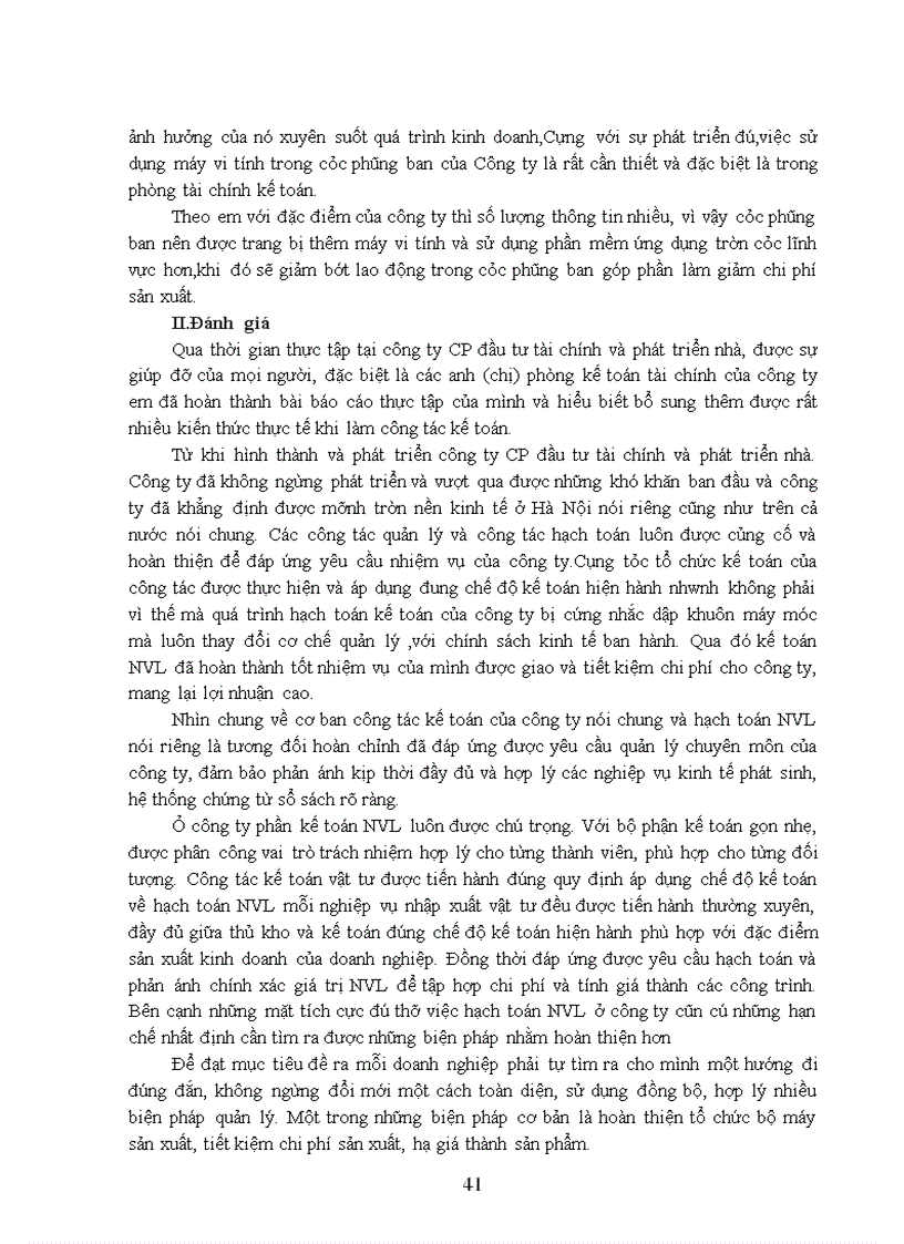 image for page Thực trạng công tác kế toán nguyên vật liệu tại công ty CP Đầu tư tài chính và phát triển nhà
