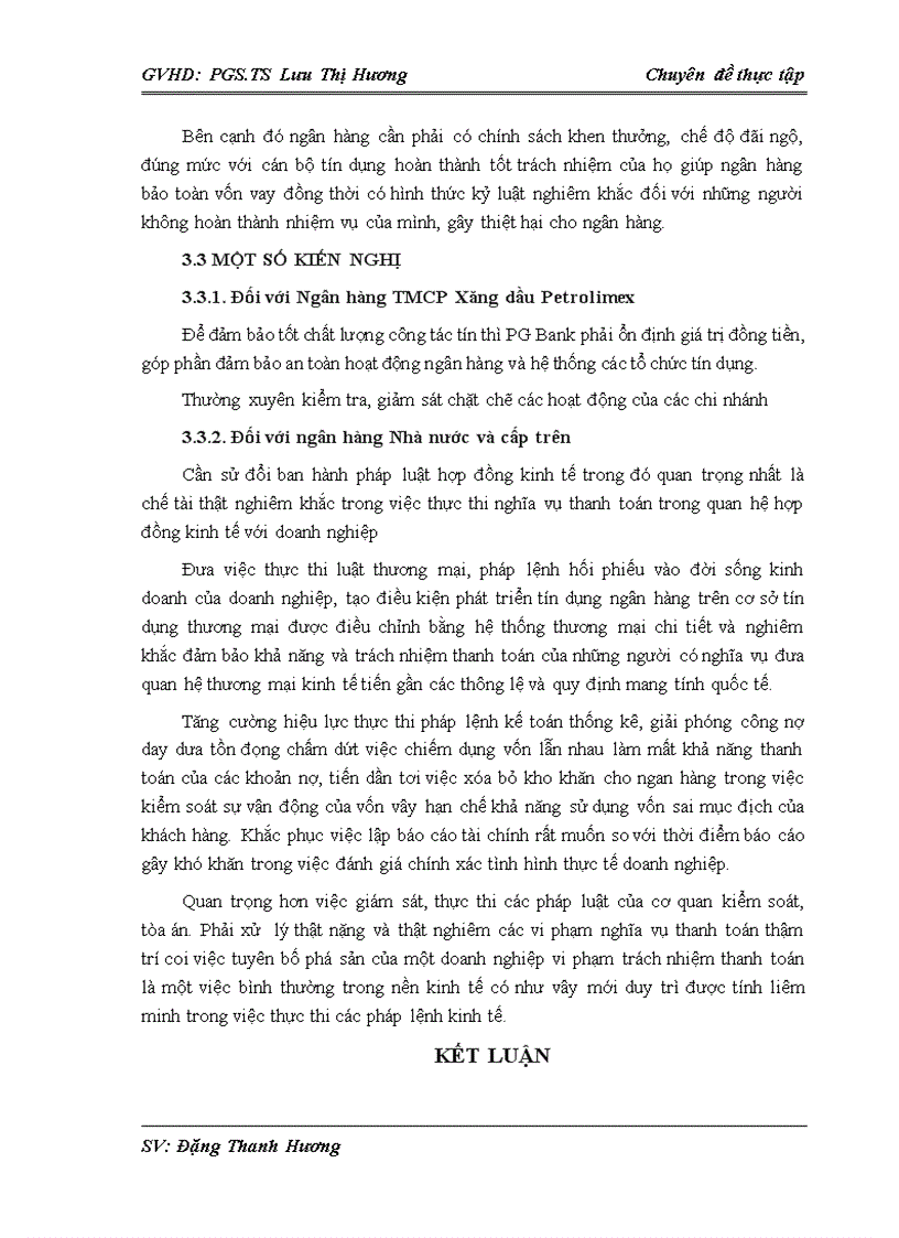 image for page Tăng cường hạn chế rủi ro cho vay tại Ngân hàng thương mại cổ phần Xăng dầu tại phòng giao dịch Kim Liên