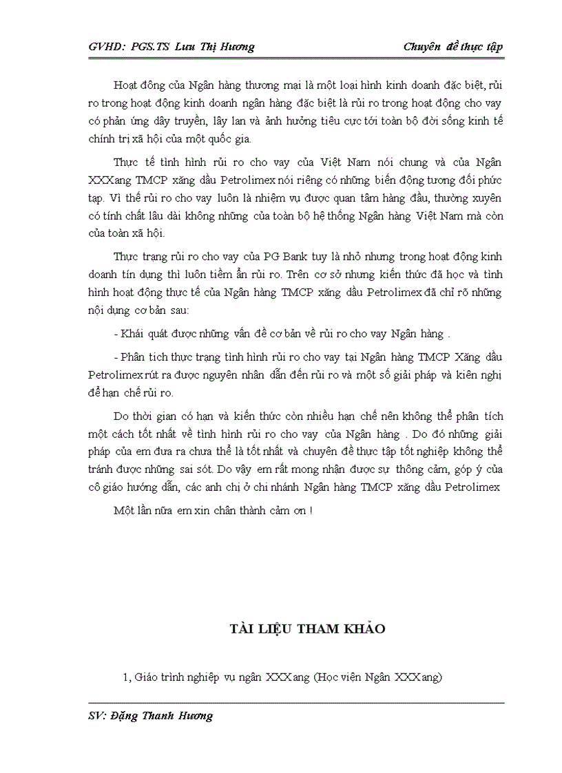 image for page Tăng cường hạn chế rủi ro cho vay tại Ngân hàng thương mại cổ phần Xăng dầu tại phòng giao dịch Kim Liên