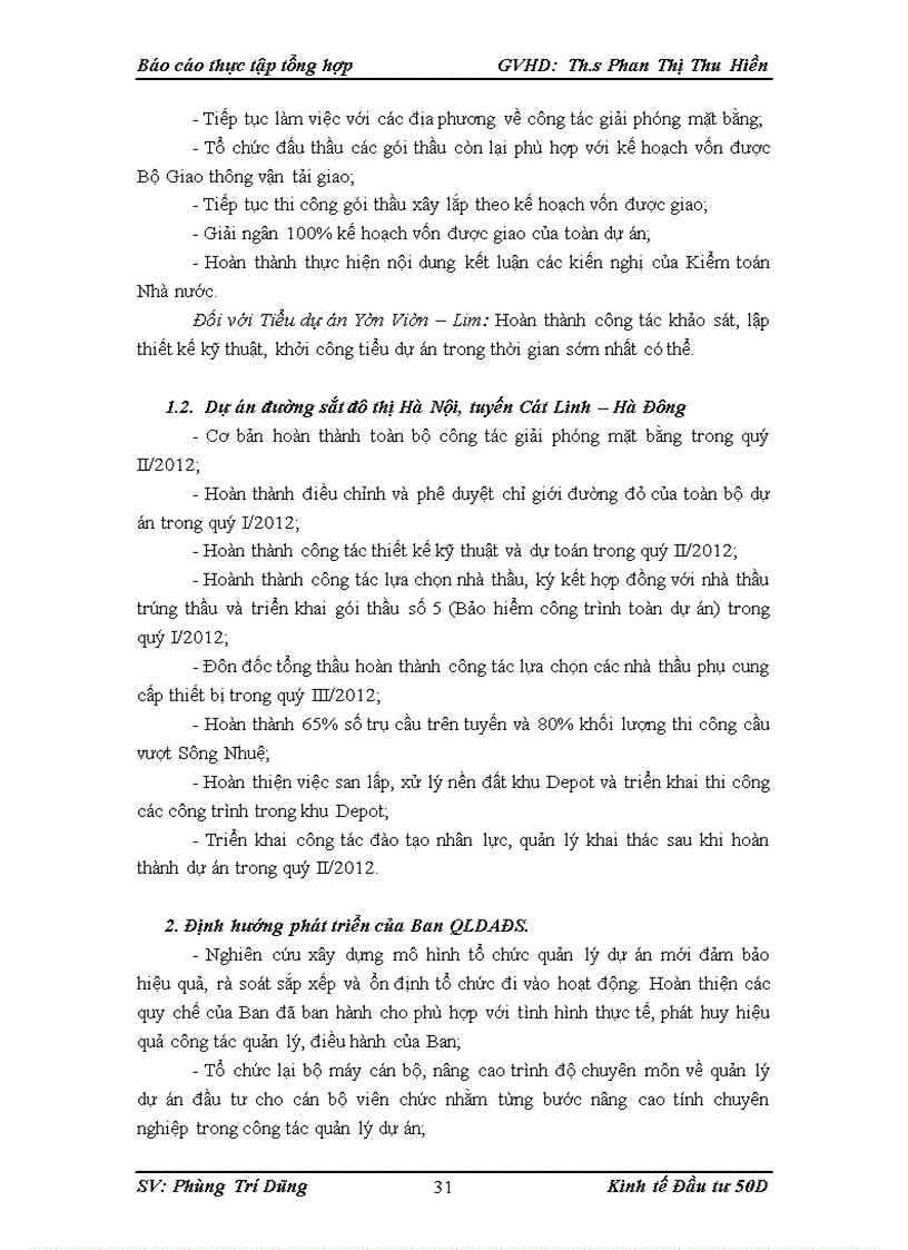 image for page Một số giải pháp nhằm nâng cao kết quả đầu tư và quản lý đầu tư tại Ban quản lý dự án đường sắt