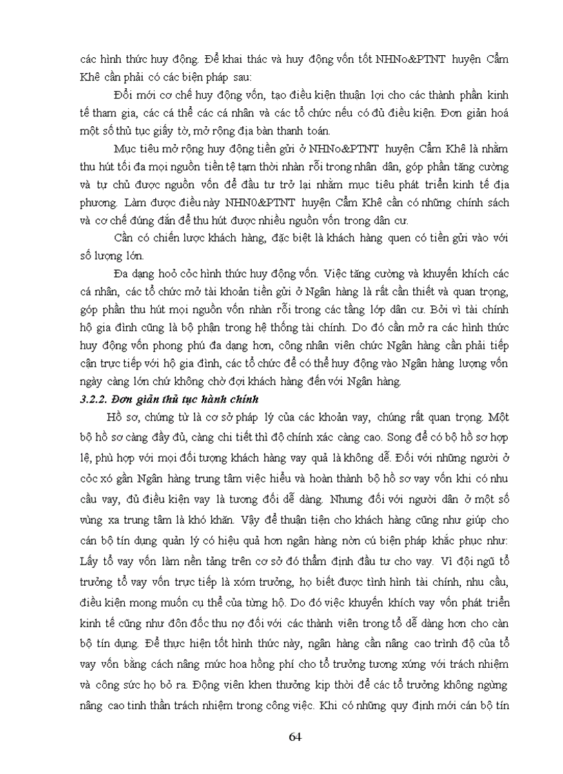 image for page Một số giải pháp nhằm nâng cao hiệu quả tín dụng tại Chi nhánh NHNo PTNT huyện Cẩm Khê Chi nhánh NHNO PTNT tỉnh Phú Thọ