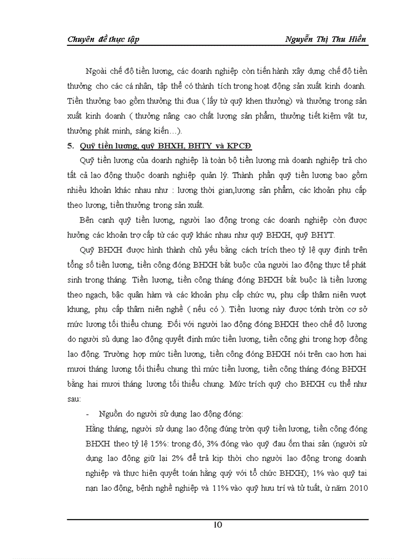 image for page Hoàn thiện kế toán tiền lương và các khoản trích theo lương tại Công ty Cổ phần Sông Hồng số 10