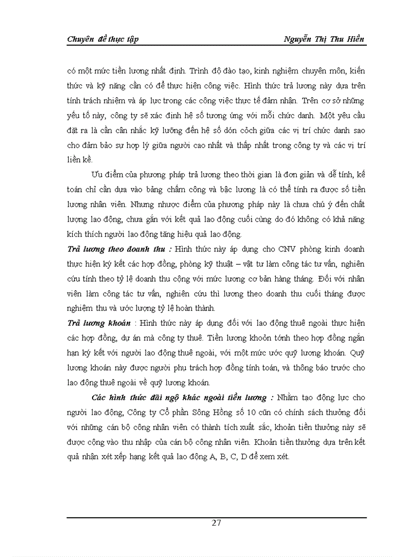 image for page Hoàn thiện kế toán tiền lương và các khoản trích theo lương tại Công ty Cổ phần Sông Hồng số 10