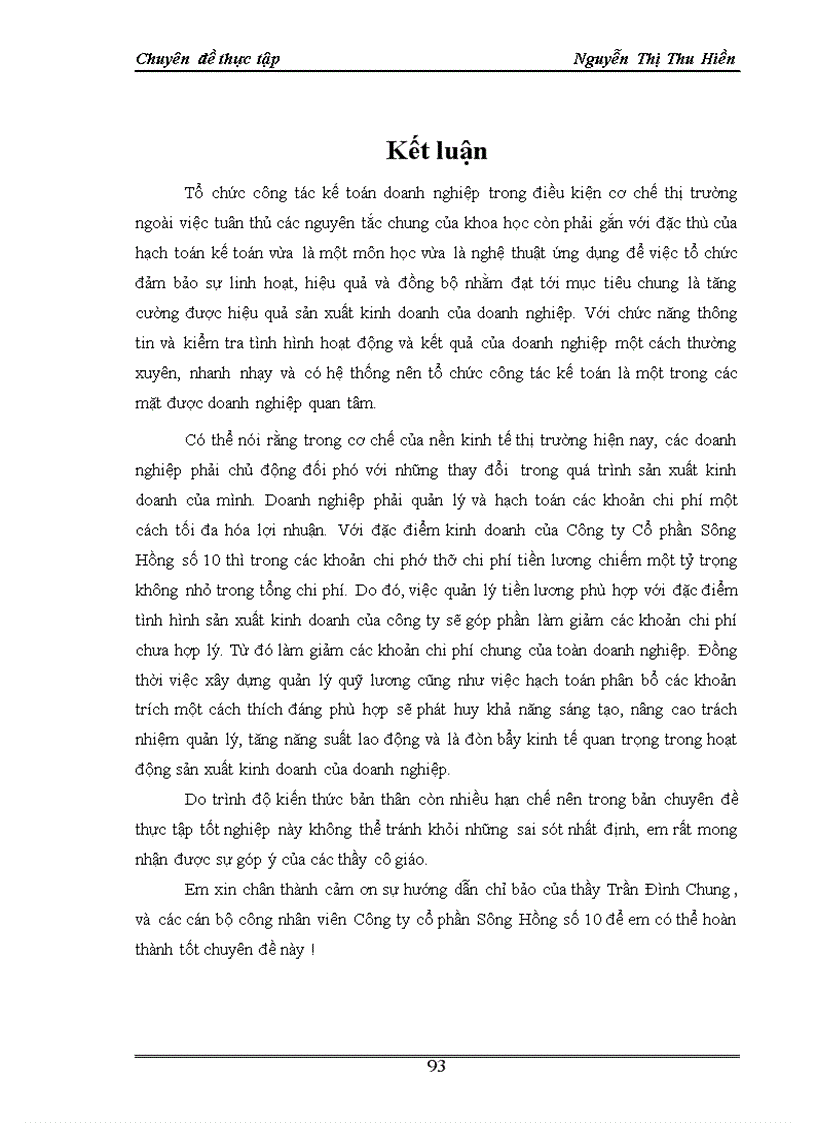 image for page Hoàn thiện kế toán tiền lương và các khoản trích theo lương tại Công ty Cổ phần Sông Hồng số 10