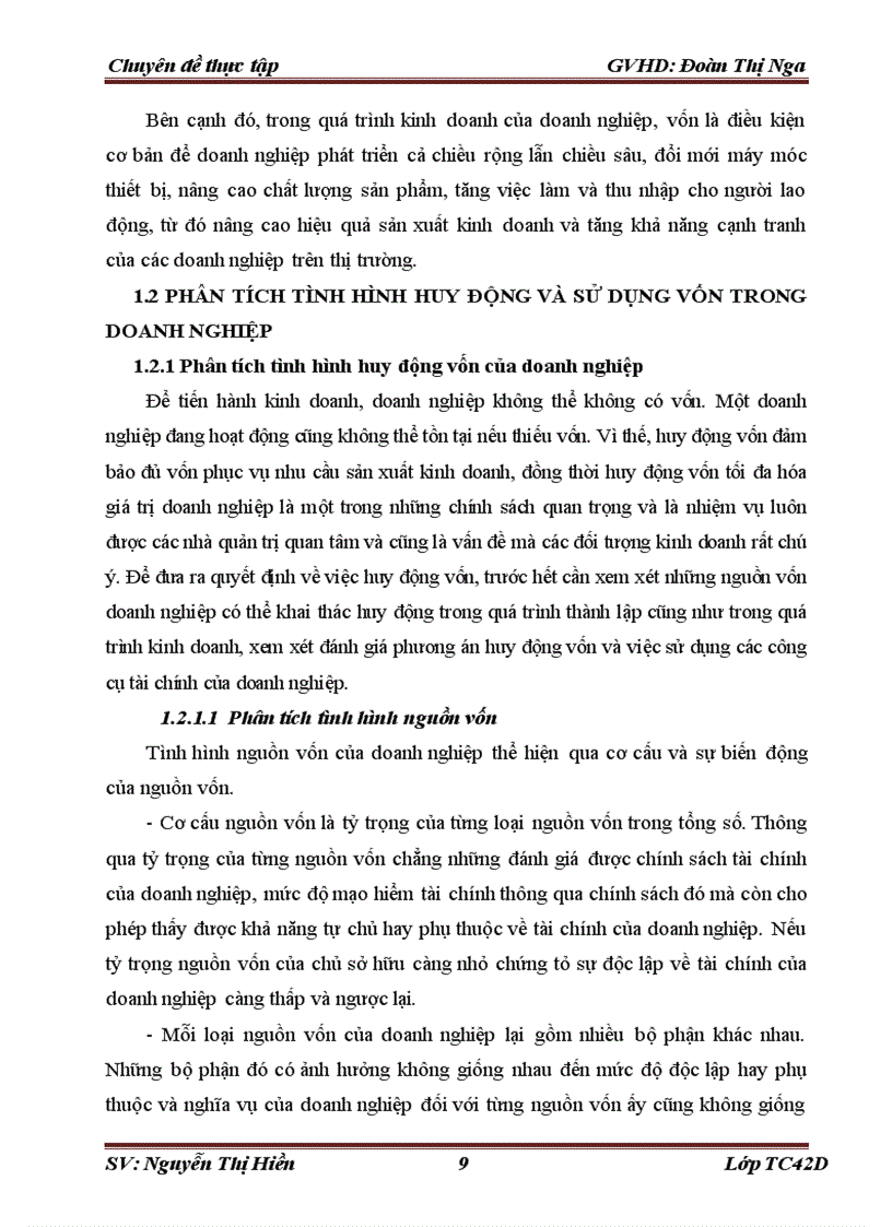 image for page Tình hình huy động và sử dụng vốn trong Công ty TNHH Kỹ thuật và Công nghệ Thuận Thiên