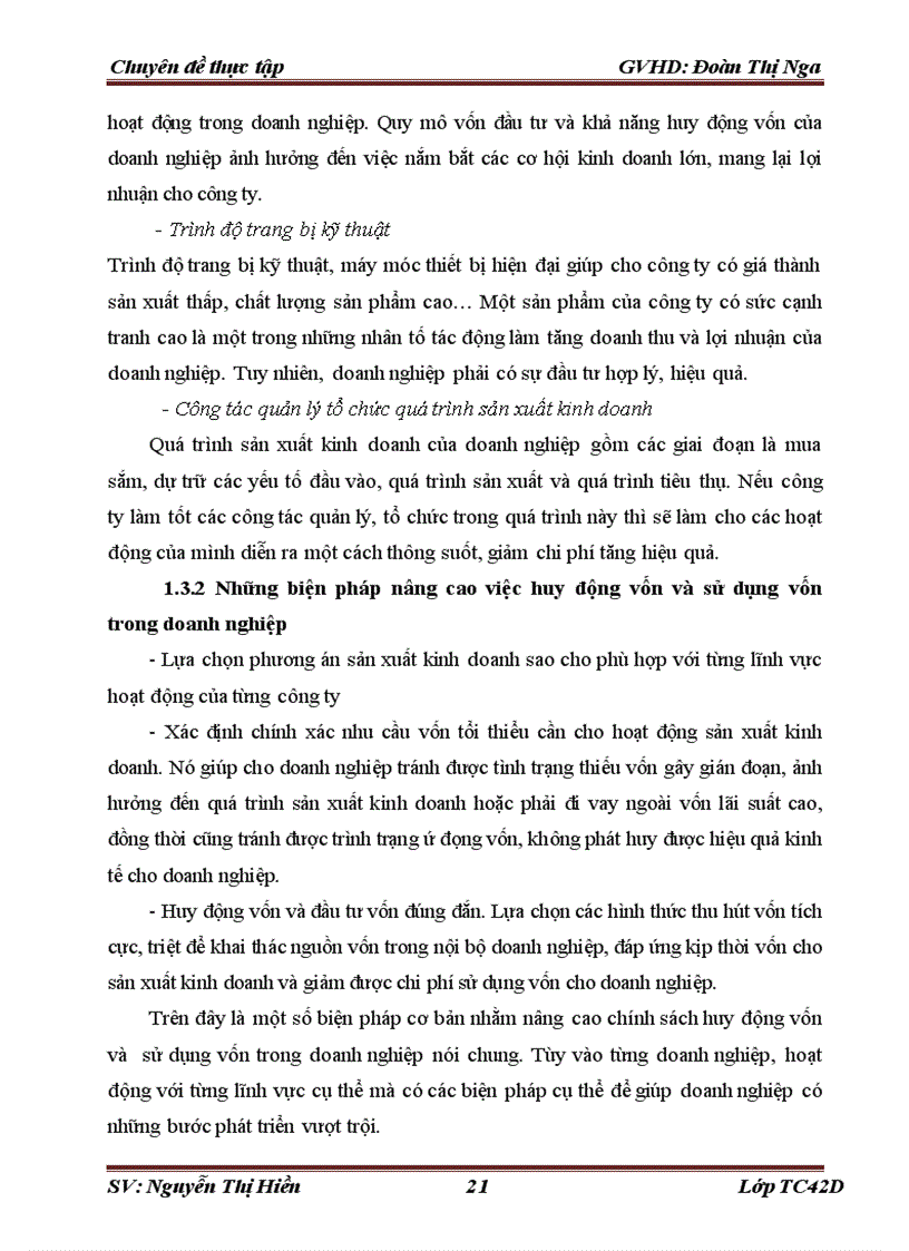 image for page Tình hình huy động và sử dụng vốn trong Công ty TNHH Kỹ thuật và Công nghệ Thuận Thiên