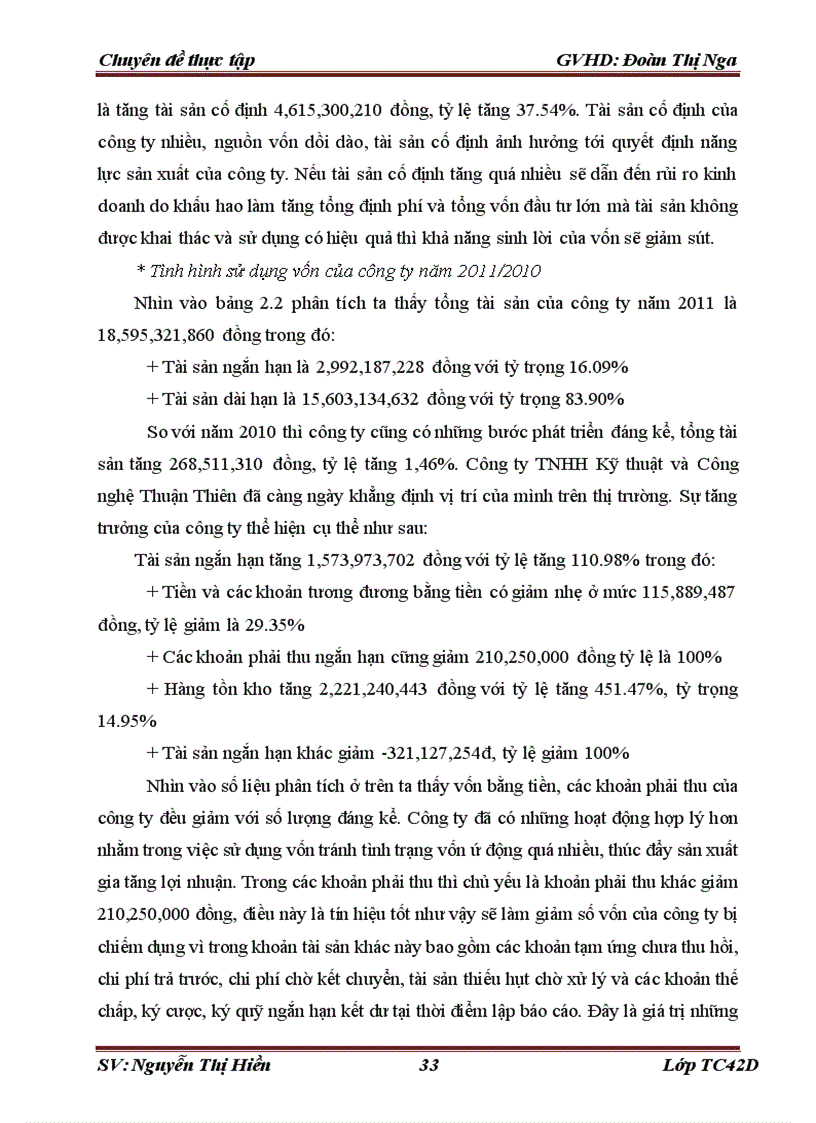 image for page Tình hình huy động và sử dụng vốn trong Công ty TNHH Kỹ thuật và Công nghệ Thuận Thiên