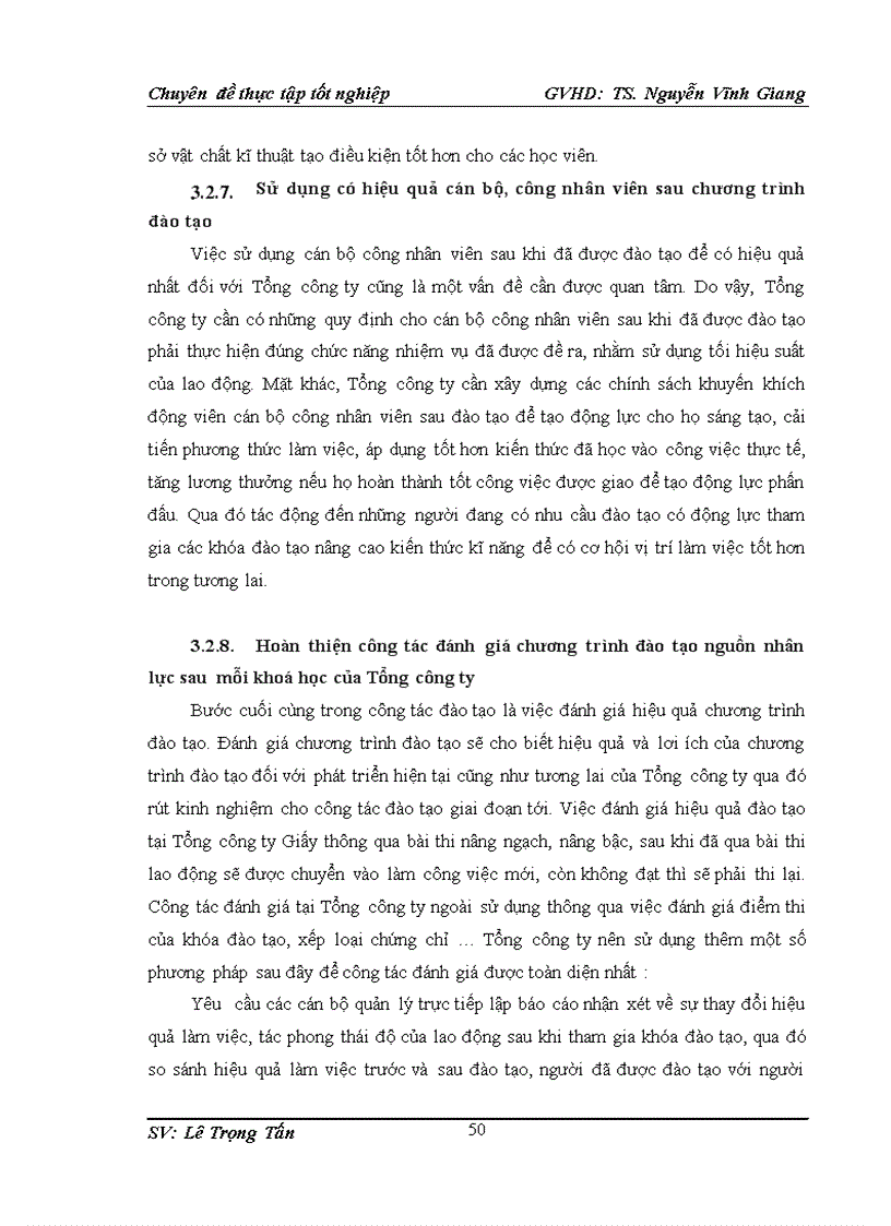 image for page Cải tiến hoạt động đào tạo nguồn nhân lực tại Tổng công ty giấy Việt Nam