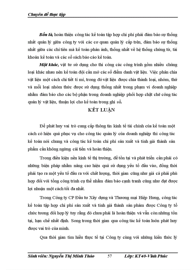 image for page Hoàn thiện kế toán chi phí sản xuất và tính giá thành sản phẩm tại Công ty CP Đầu tư Xây dựng và Thương mại Hiệp Hưng