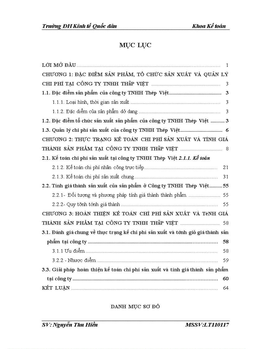image for page Hoàn thiện kế toán chi phí sản xuất và tính giá thành sản phẩm tại công ty TNHH Thép Việt