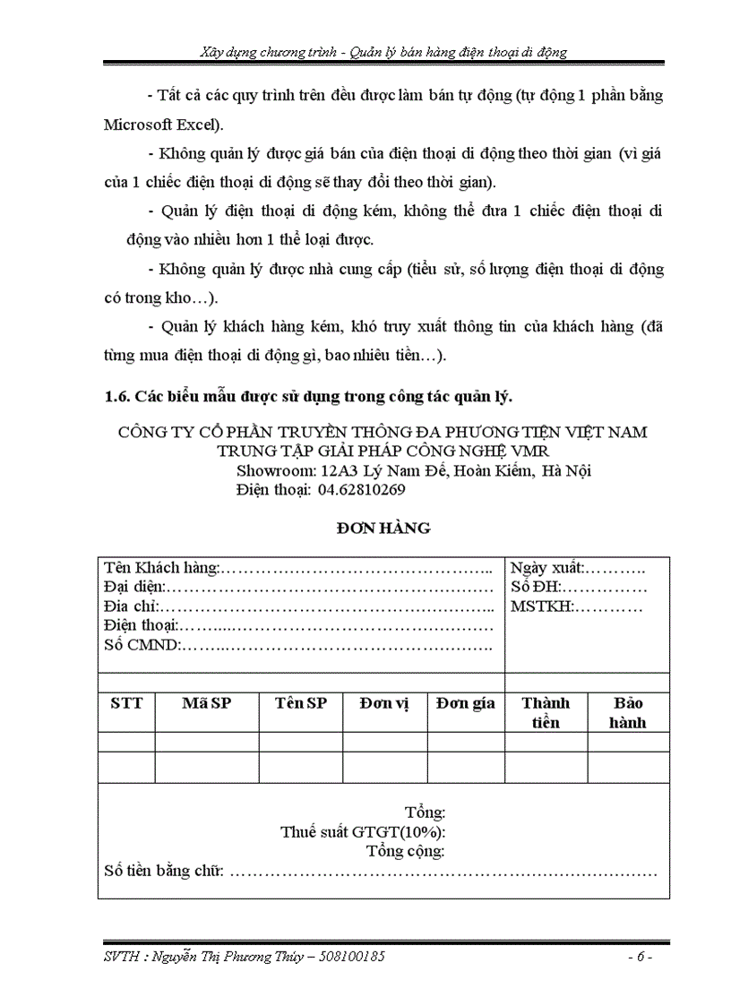 image for page Xây dựng chương trình Quản lý bán hàng điện thoại di động