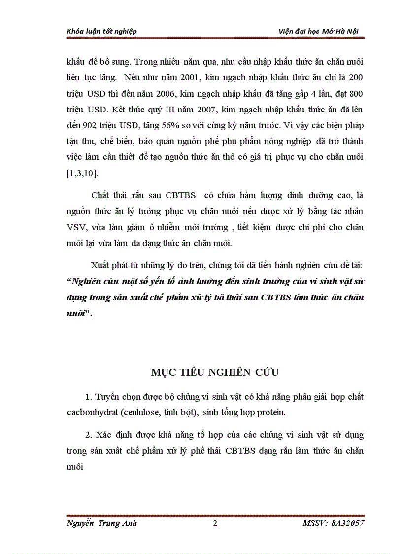 image for page Nghiên cứu một số yếu tố ảnh hưởng đến sinh trưởng của vi sinh vật sử dụng trong sản xuất chế phẩm xử lý bã thải sau CBTBS làm thức ăn chăn nuôi