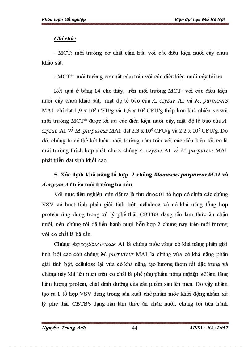 image for page Nghiên cứu một số yếu tố ảnh hưởng đến sinh trưởng của vi sinh vật sử dụng trong sản xuất chế phẩm xử lý bã thải sau CBTBS làm thức ăn chăn nuôi