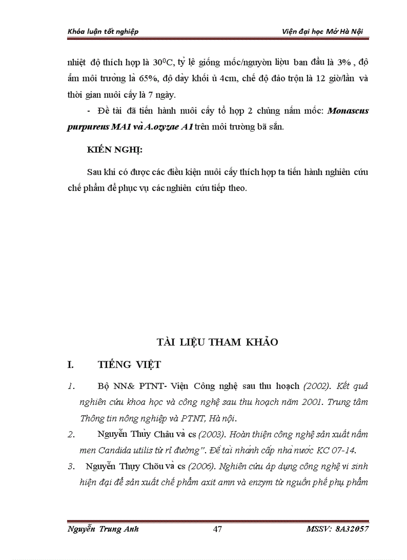 image for page Nghiên cứu một số yếu tố ảnh hưởng đến sinh trưởng của vi sinh vật sử dụng trong sản xuất chế phẩm xử lý bã thải sau CBTBS làm thức ăn chăn nuôi