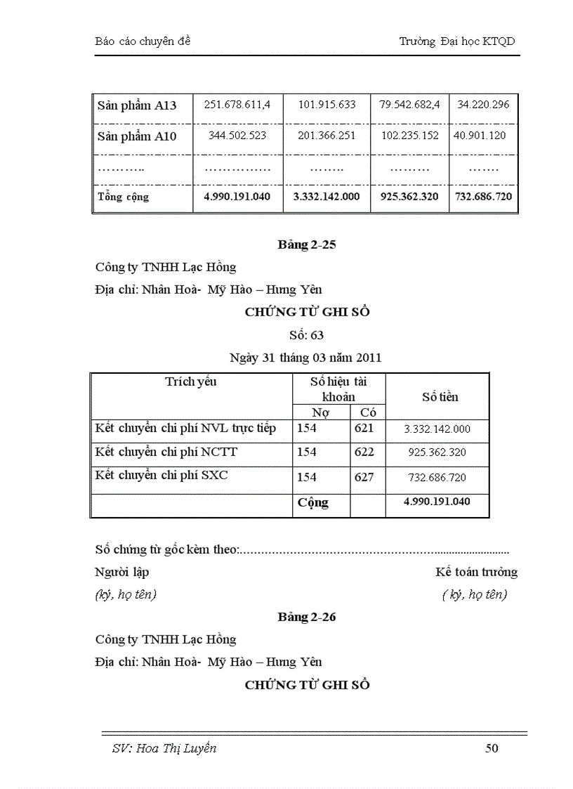 image for page Kế toán chi phí và tính giá thành sản phẩm tại Công ty TNHH Lạc Hồng