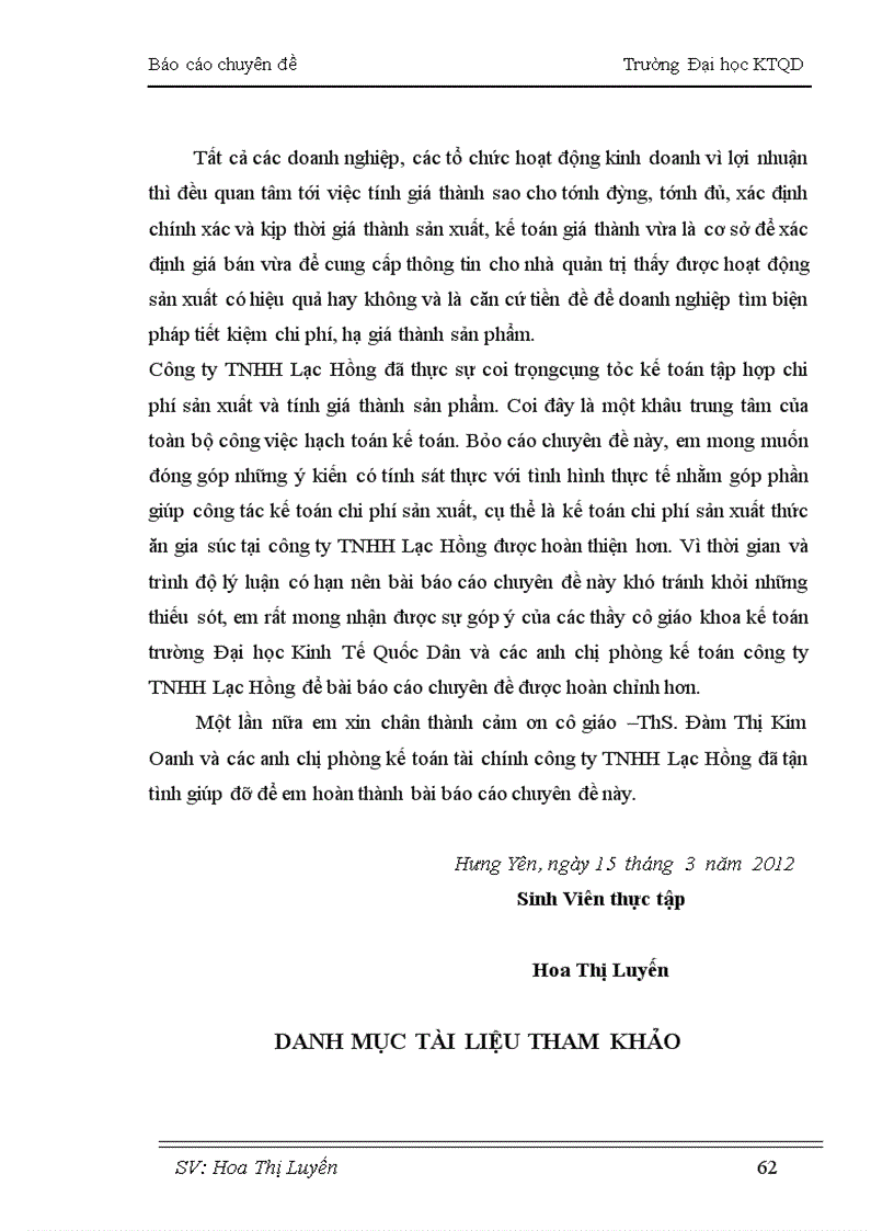 image for page Kế toán chi phí và tính giá thành sản phẩm tại Công ty TNHH Lạc Hồng