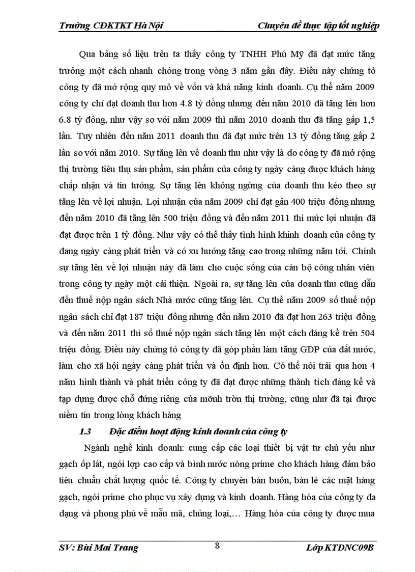 image for page Tổ chức công tác kế toán bán hàng và xác định kết quả kinh doanh tại công ty TNHH Phú Mỹ