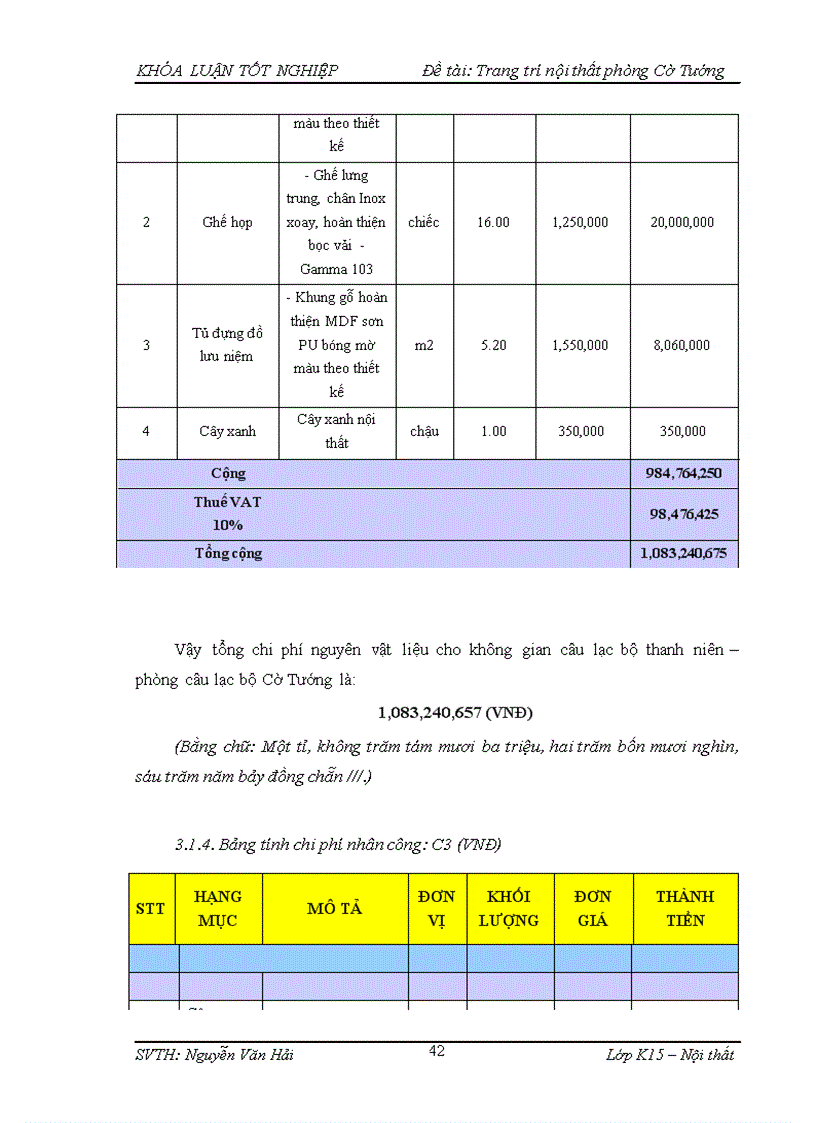 image for page Thiết kế nội thất câu lạc bộ Cờ tướng trong câu lạc bộ thanh niên Hà Nội