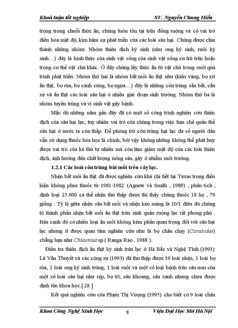 image for page Điều tra nghiên cứu sự đa dạng về thành phần loài côn trùng và đặc điểm sinh học sinh thái của sâu xám Agrotis ypsilon Trên cây lạc tại vùng ngoại thành Hà Nội vụ Xuân Hè 2012