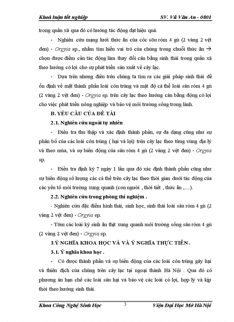 image for page Điều tra nghiên cứu sự đa dạng về thành phần loài côn trùng và đặc điểm sinh học sinh thái của loài sâu róm 4 gù 2 vàng 2 vệt đen Orgyia sp trên cây lạc tại vùng ngoại thành Hà Nội vụ Xuân Hè 2012