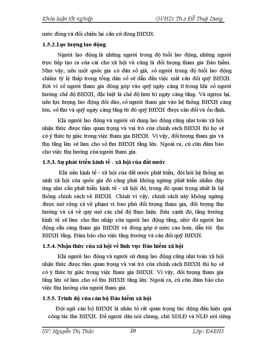 image for page Công tác quản lý thu Bảo hiểm xã hội bắt buộc tại huyện Khoái Châu thực trạng và giải pháp 1