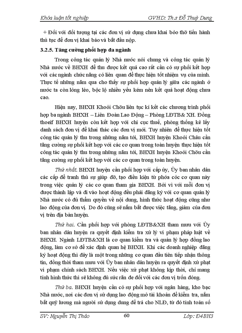 image for page Công tác quản lý thu Bảo hiểm xã hội bắt buộc tại huyện Khoái Châu thực trạng và giải pháp 1