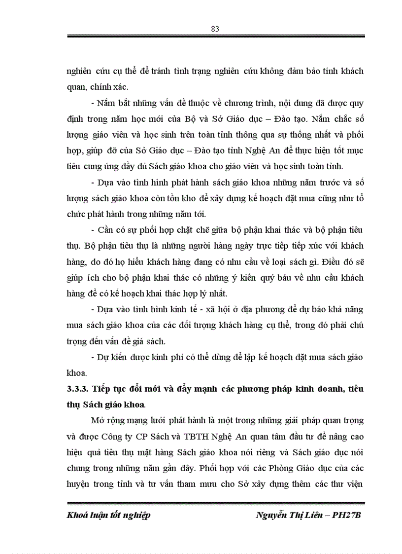 image for page Hoạt động tiêu thụ Sách giáo khoa tại Công ty cổ phần Sách và thiết bị trường học Nghệ An trong 2 năm 2010 201