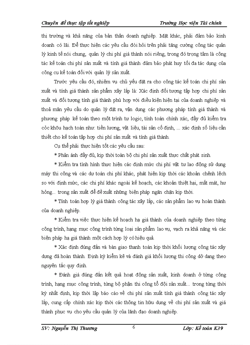 image for page Tổ chức kế toán chi phí sản xuất và tính giá thành sản phẩm xây lắp tại Công ty Cổ phần Xây lắp Điện