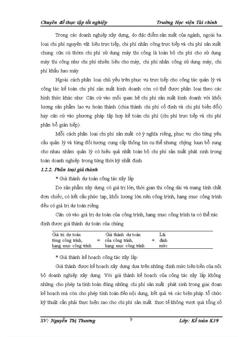 image for page Tổ chức kế toán chi phí sản xuất và tính giá thành sản phẩm xây lắp tại Công ty Cổ phần Xây lắp Điện