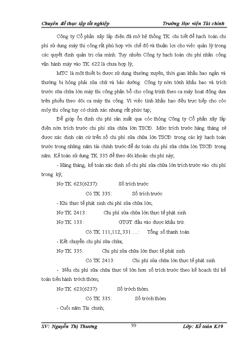 image for page Tổ chức kế toán chi phí sản xuất và tính giá thành sản phẩm xây lắp tại Công ty Cổ phần Xây lắp Điện