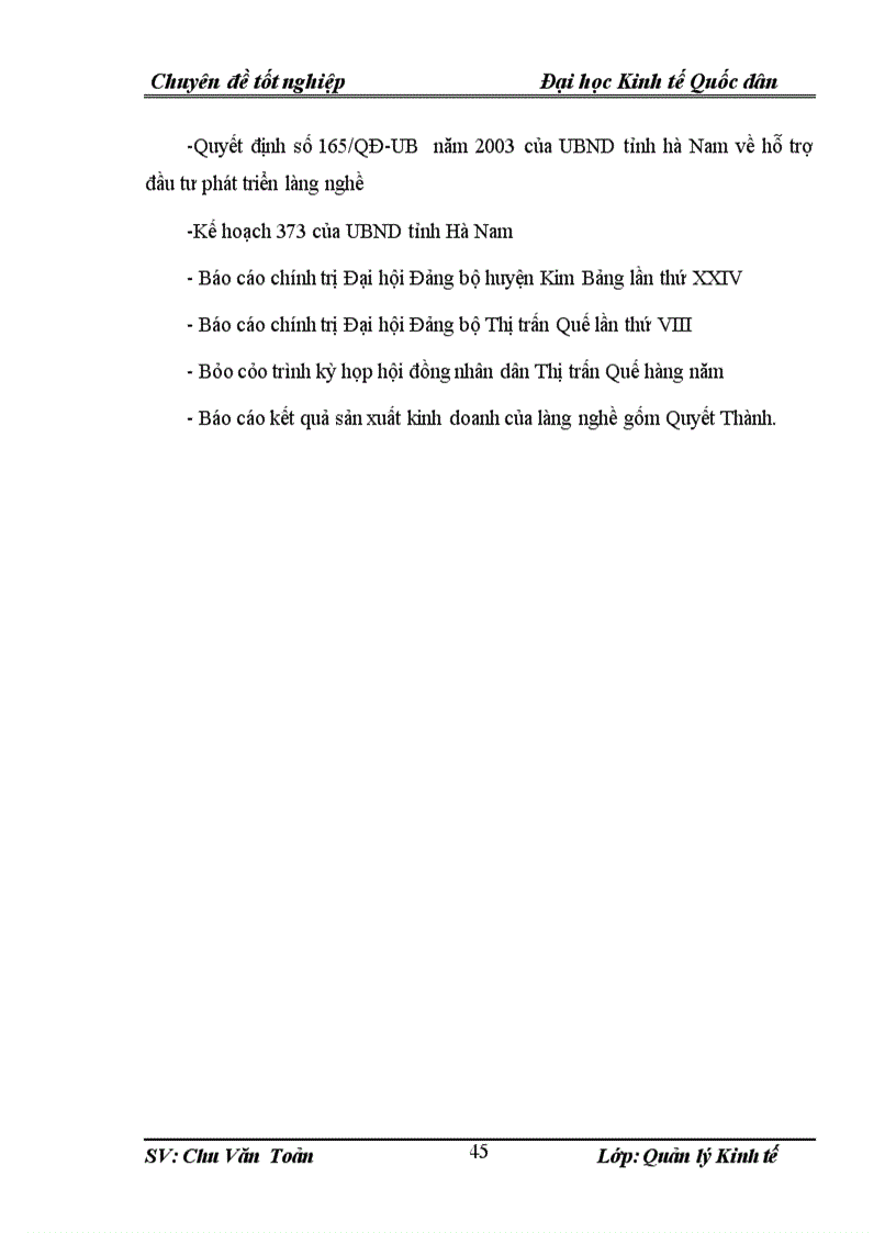 image for page Thực trạng và một số giải pháp duy trì phát triển làng nghề gốm Quyết Thành Thị trấn Quế