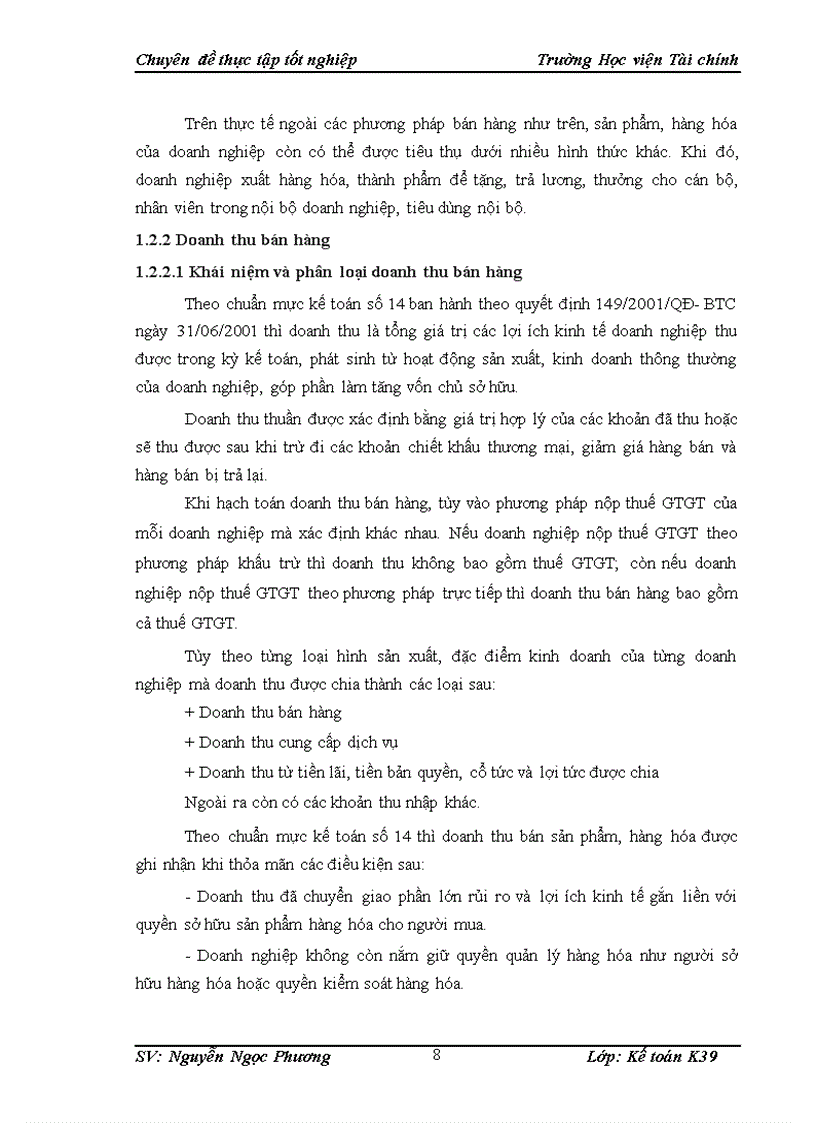 image for page Tổ chức công tác kế toán bán hàng và xác định kết quả kinh doanh tại Công ty TNHH Thương mại và dịch vụ Tùng Giang