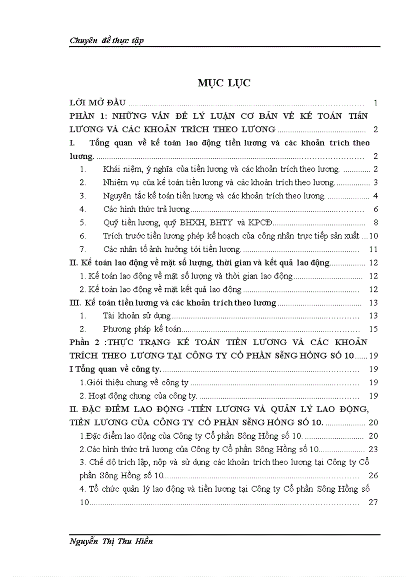 image for page Hoàn thiện kế toán tiền lương và các khoản trích theo lương tại Công ty Cổ phần Sông Hồng số 10 1