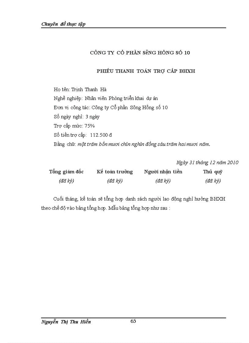 image for page Hoàn thiện kế toán tiền lương và các khoản trích theo lương tại Công ty Cổ phần Sông Hồng số 10 1