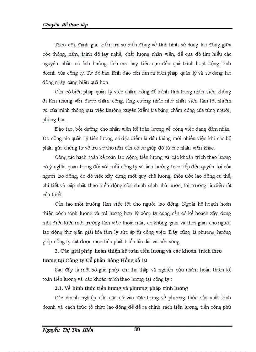 image for page Hoàn thiện kế toán tiền lương và các khoản trích theo lương tại Công ty Cổ phần Sông Hồng số 10 1