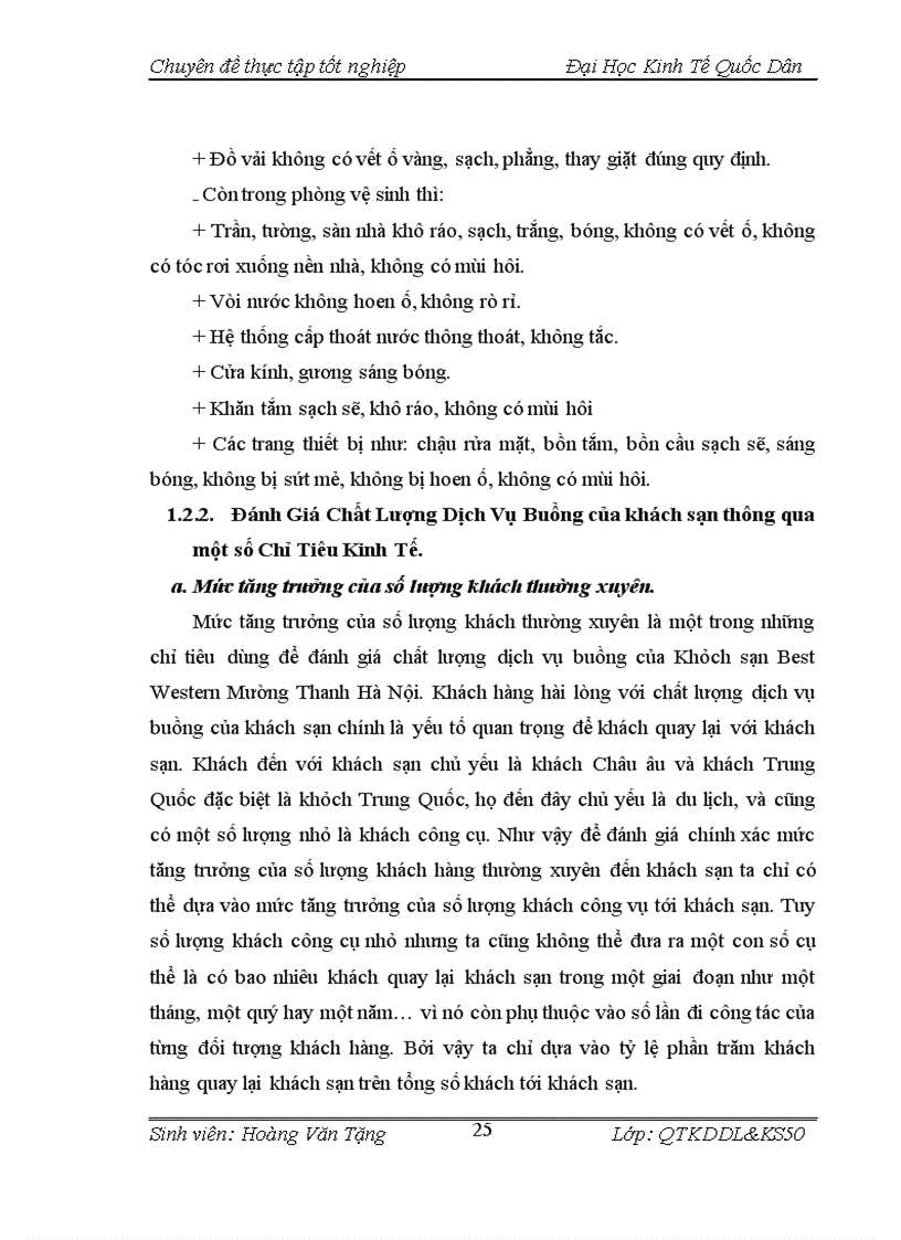 image for page Một số giải pháp nhằm nâng cao chất lượng dịch vụ buồng tại khách sạn Best Western Mường Thanh Hà Nội