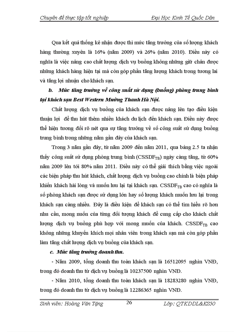 image for page Một số giải pháp nhằm nâng cao chất lượng dịch vụ buồng tại khách sạn Best Western Mường Thanh Hà Nội