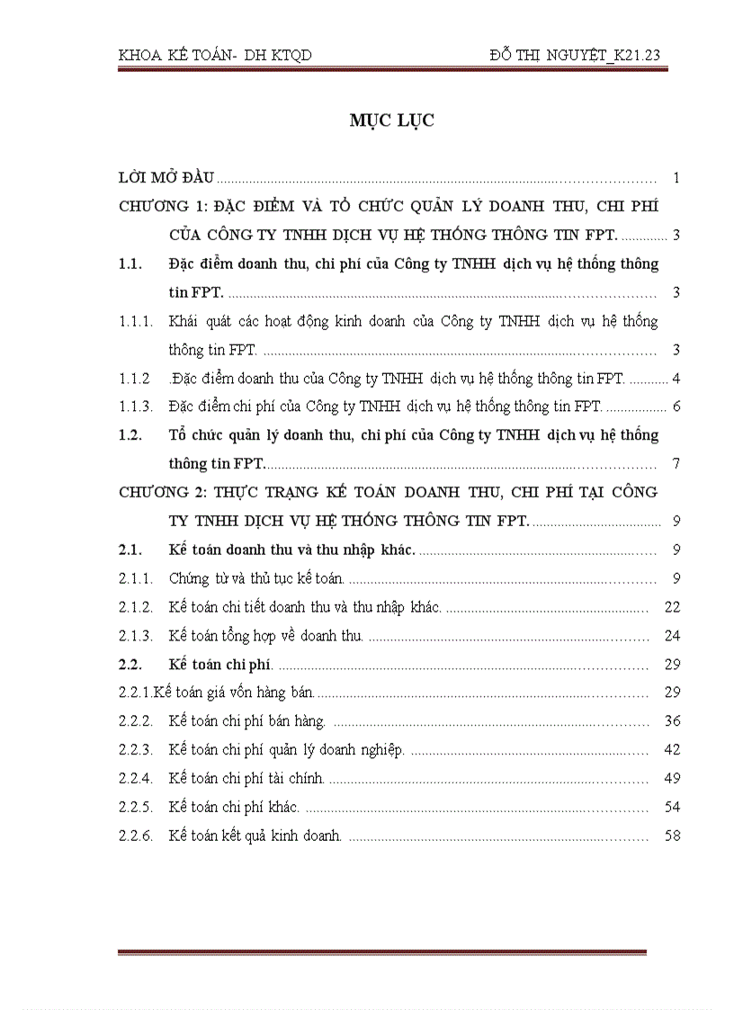 image for page Kế toán doanh thu chi phí và xác định kết quả kinh doanh tại Công ty TNHH dịch vụ hệ thống thông tin FPT
