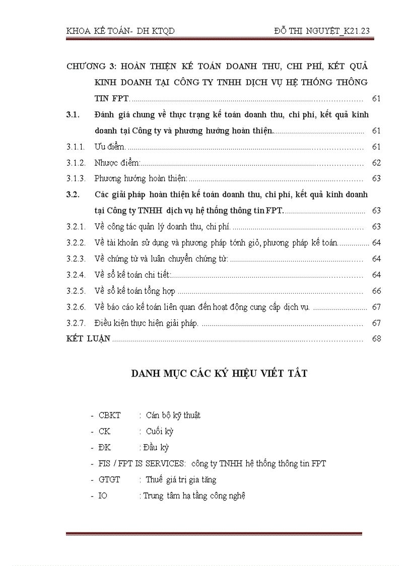 image for page Kế toán doanh thu chi phí và xác định kết quả kinh doanh tại Công ty TNHH dịch vụ hệ thống thông tin FPT