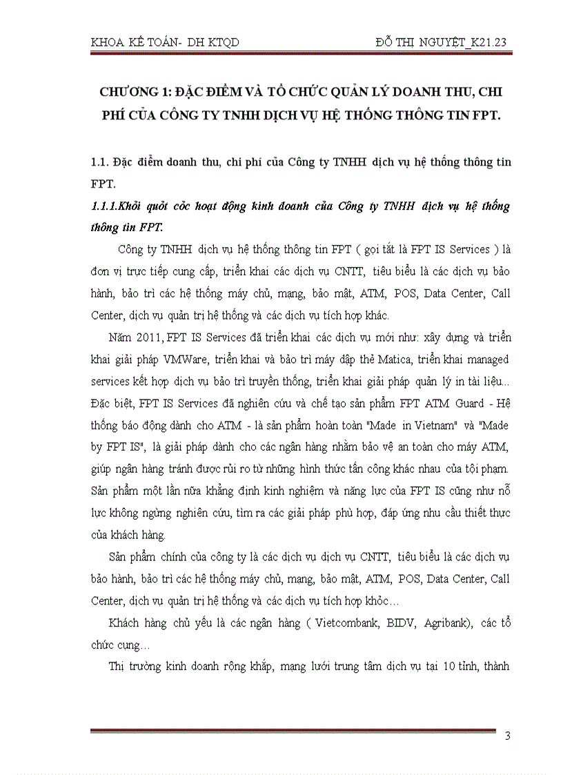 image for page Kế toán doanh thu chi phí và xác định kết quả kinh doanh tại Công ty TNHH dịch vụ hệ thống thông tin FPT